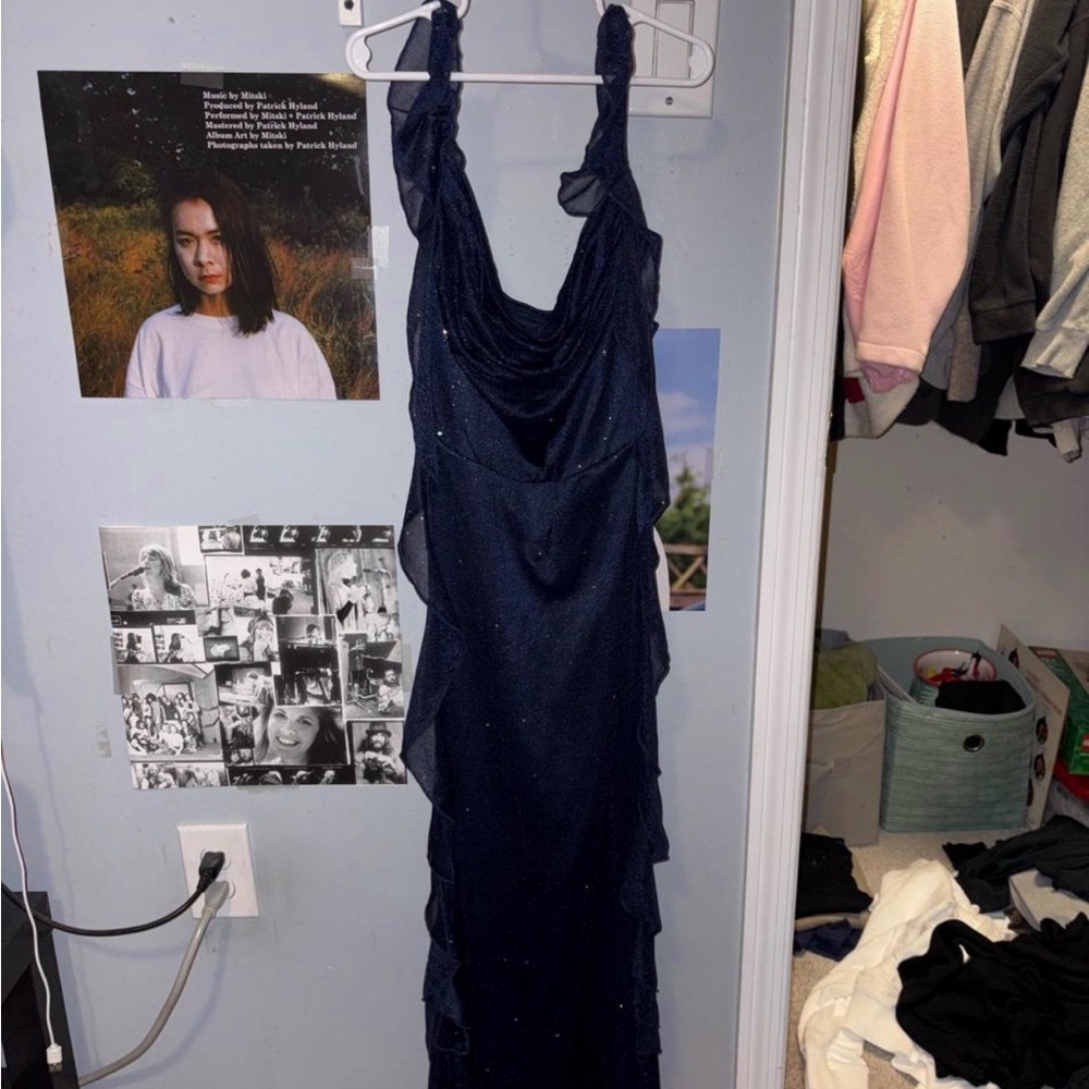 Cider Midnight Blue Maxi Dress